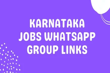 Karnataka Jobs WhatsApp Group Link